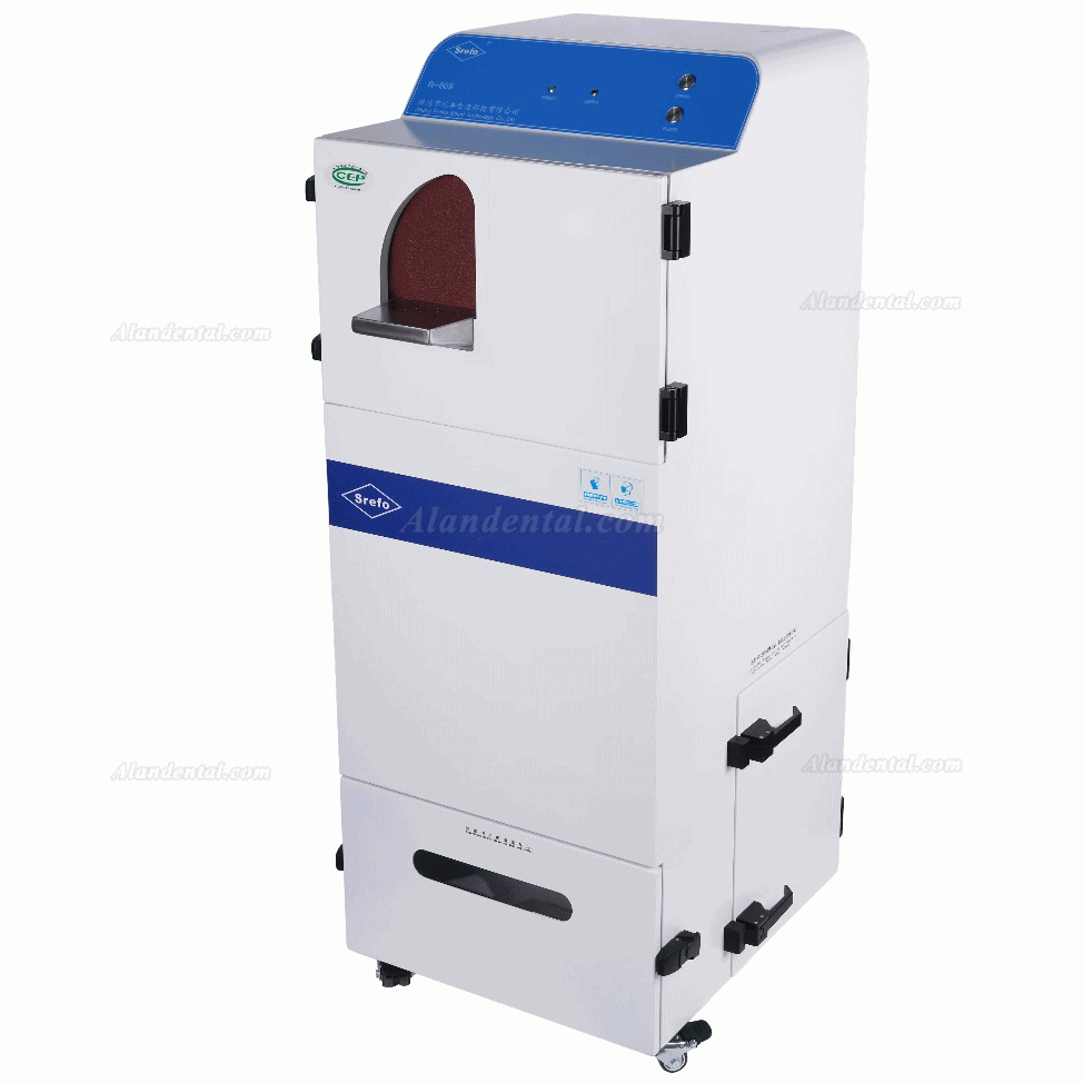 Srefo R-809 Dental Lab Dry Gypsum Model Trimmer built-in High Negative Pressure Dust Suction System